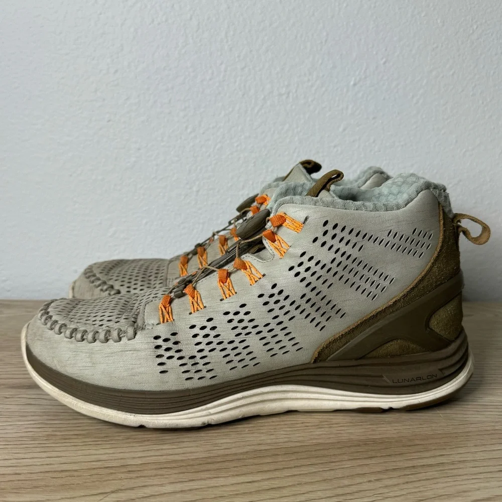 Nike Gray Brown Lunarlon‎ Chenchukka Hybrid Sneaker Mens Size 10 2013